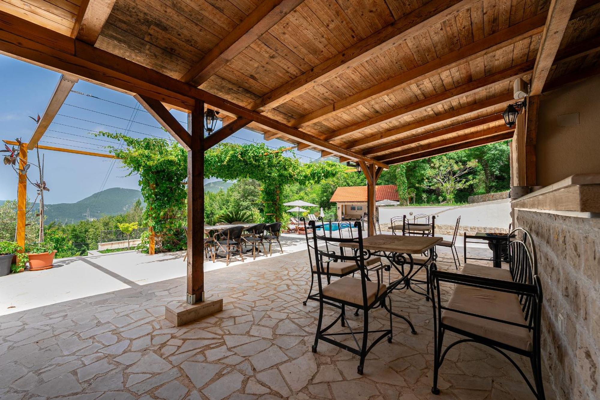 Sunset & Sunrise Villas In Stanisici-Two Villas With Common Pool 布德瓦 外观 照片