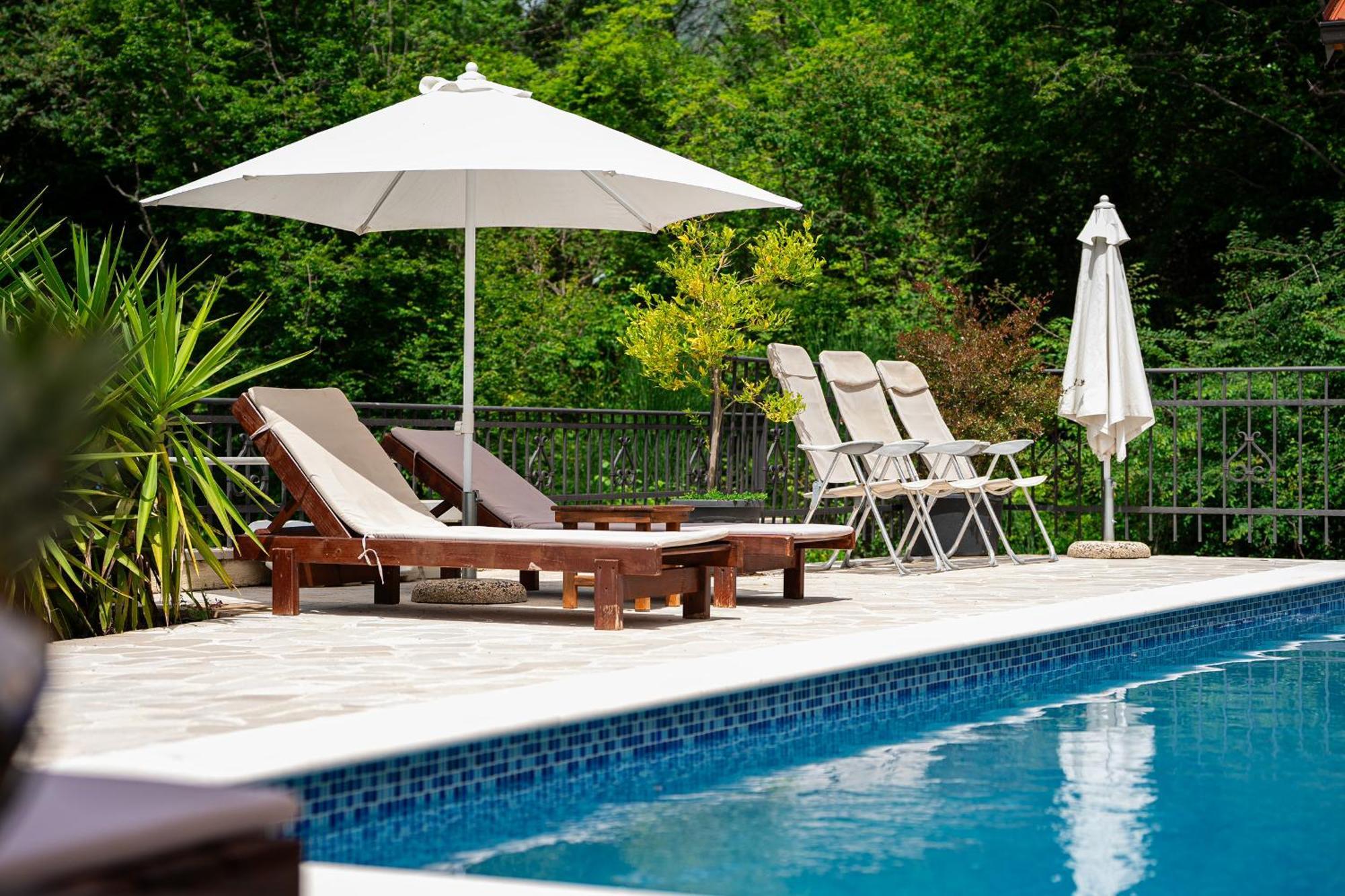 Sunset & Sunrise Villas In Stanisici-Two Villas With Common Pool 布德瓦 外观 照片